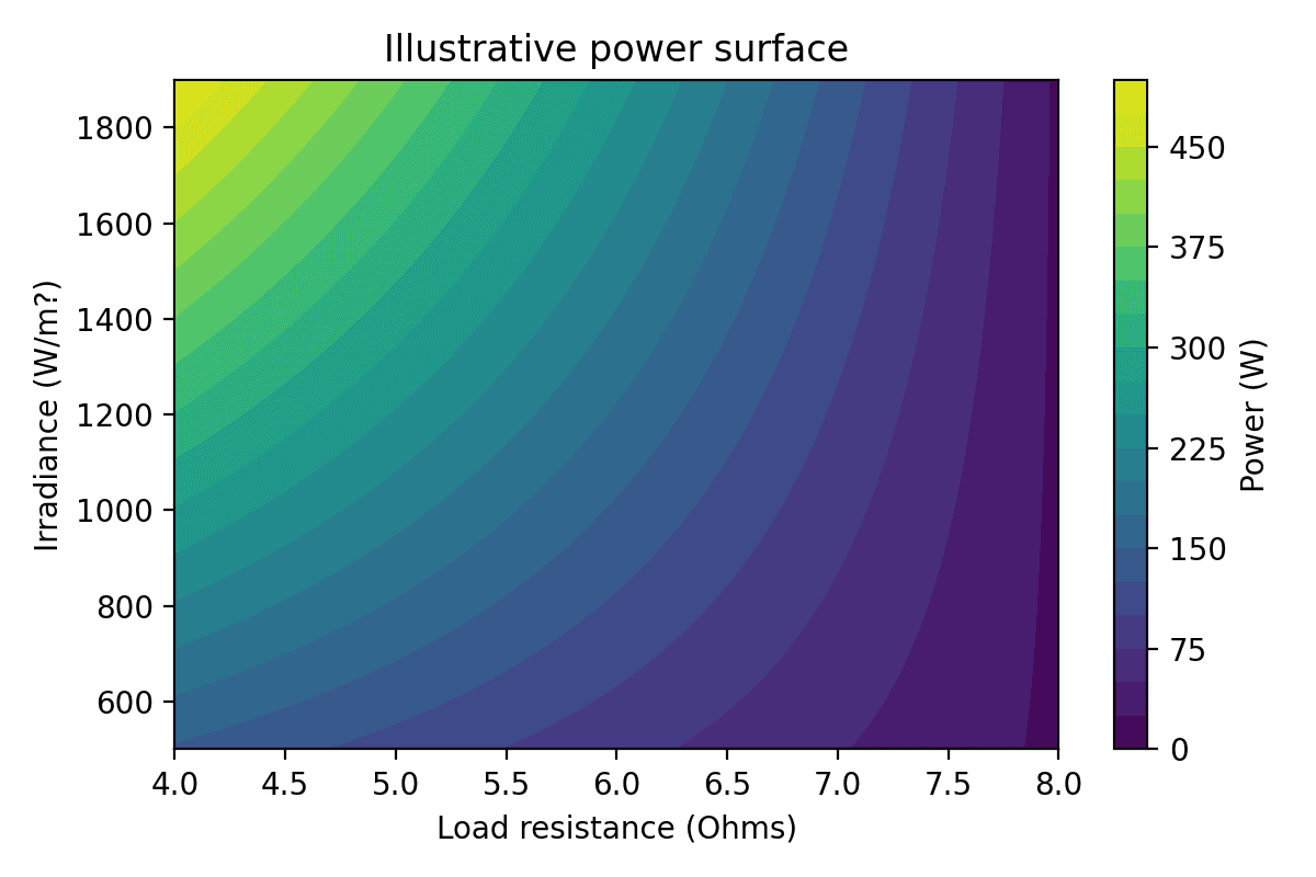 High-flux PV power surface